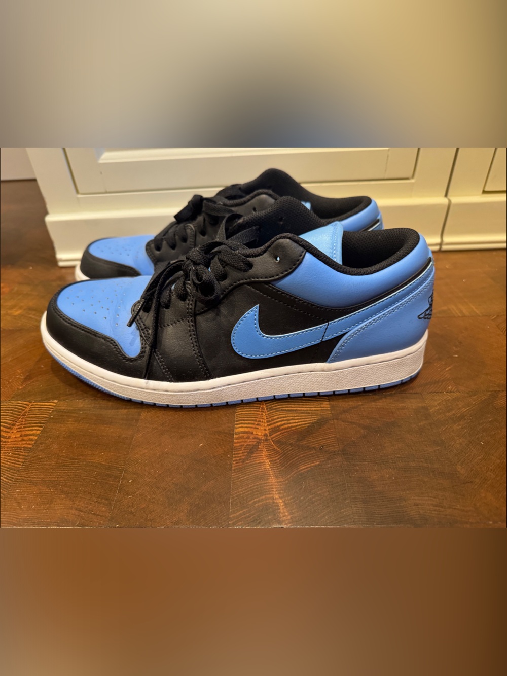Jordan 1 Low Black University Blue